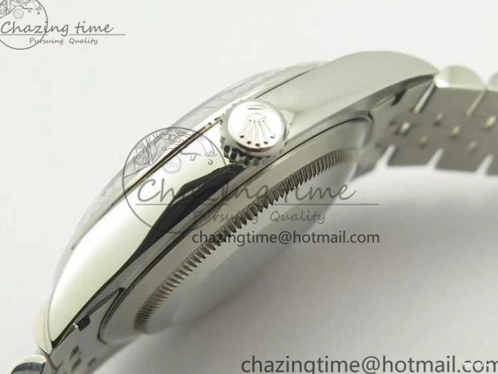 MiroTime 0219 DateJust 41 126334 SS REF 1:1 Best Edition Gray Dial Stick Markers on Jubilee Bracelet A3235 Clone V OdorResistant 3382